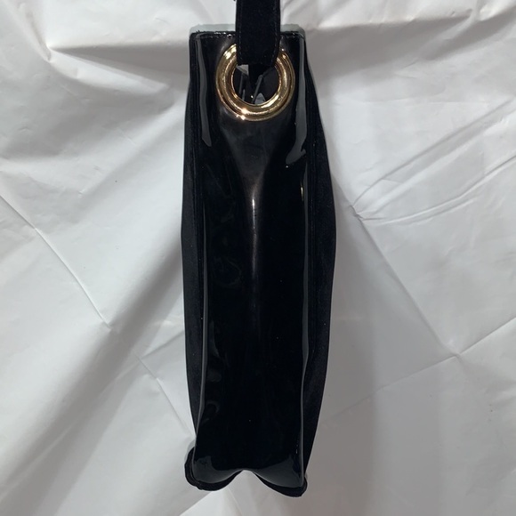 CAROLINA Herrera New York Good Girl Black Polyester Velvet and Faux Leather Tote - Picture 5 of 9